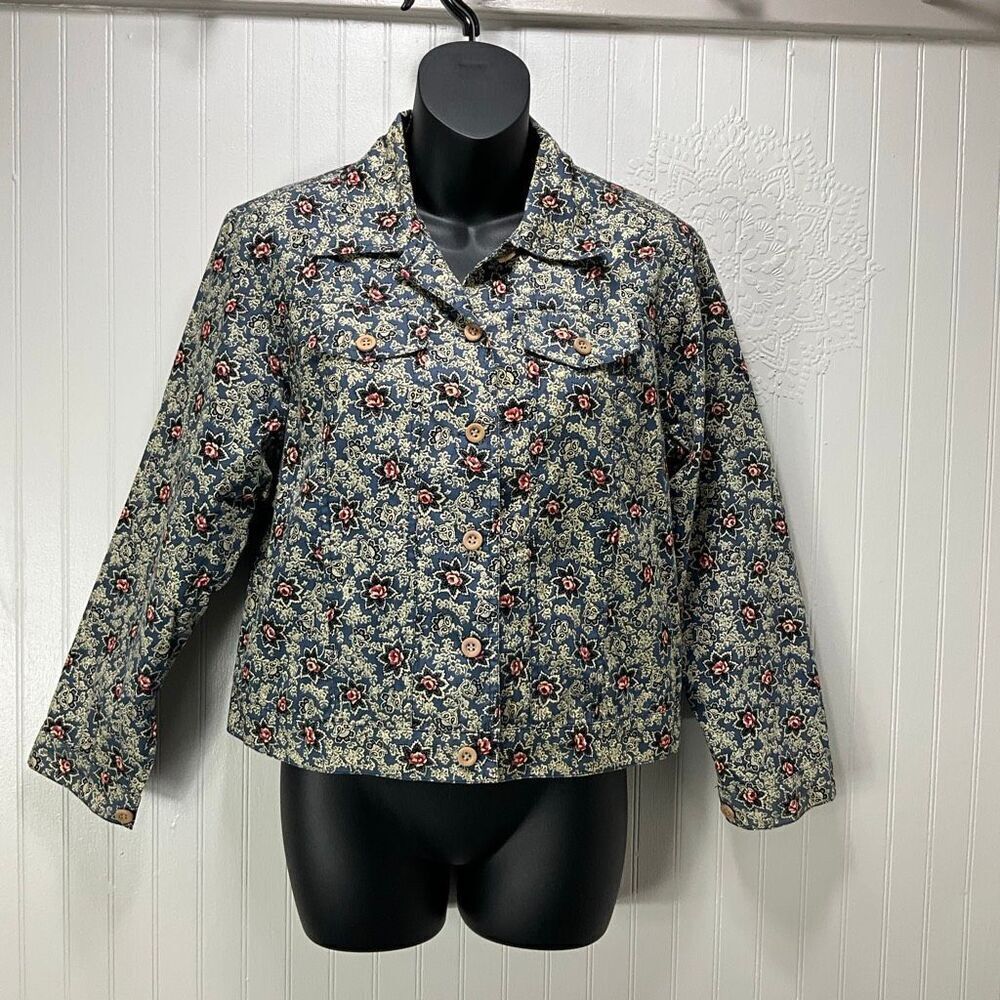 ANNE CARSON Floral Jacket